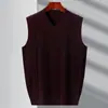 Suéter masculino de lã engrossado para outono e inverno, suéter de tricô grosso com zíper em V, suéter de tricô casual para tamanhos grandes, camada base