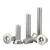 Tornillos de Acero Inoxidable 304 con Cabeza Avellanada Torx con Poste, Tornillos Antirrobo, Tornillos de Cabeza Plana con Forma Especial con Poste M3M4M5M6