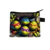 Bolsa Pequena Tartarugas Ninja Porta-Moedas Grande Infantil Bolsa de Armazenamento para Estudantes Porta-Cartões Bolsa de Pendurar Bolsa de Poliéster Atacado Venda Quente