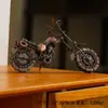 Molde de Metal Modelo de Motocicleta Arte em Ferro Enfeites Decorações para Casa Quarto Personalizado Mesa de Escritório Presentes Feito de Ferro