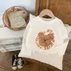 Liquidação, sem trocas ou devoluções, 10 yuansCamiseta infantil MaiBao, camiseta de outono infantil com urso F0037