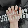 Fábrica de atacado multi-cor opcional retangular cor sólida vestindo nail art bar unha patch UV brilhante camada de vedação de óleo oleado