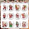 CT738-742 Pegatinas Magnéticas Navideñas Vintage Transfronterizas para Refrigerador Decoración Divertida para el Hogar Atmósfera Festiva Pegatinas Magnéticas