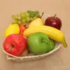 Set de Frutas y Verduras Modelo de Fruta Falsa Accesorios para Fotografía Gabinete del Hogar Mesa de Café de Cocina Adornos Decoraciones