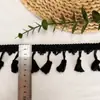 Ventas Directas de Fábrica Escoba de Algodón Cortina con Borla de Tres Flores Textil para el Hogar Mantel Accesorios para Ropa Encaje Hilo de Algodón de Alta Calidad