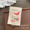 Nuevos pasadores BB estilo japonés y coreano con gotas de aceite de fruta, lindos pasadores de fresa y cereza para flequillo, dulces pasadores para el pelo de la frente de niños, accesorios para el cabello