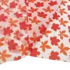 Papel de Regalo Otoñal Patrón de Hoja de Arce Papel de Envoltura Frágil Anti-Desgaste Estilo Ins Papel Naranja Pera