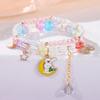 Pulsera de Cuentas Pequeña y Fresca Kt, Pulsera de Dibujos Animados de Aspecto Elevado, Pareja de Dibujos Animados Femenina, Pulsera Colgante Sanrio del Mismo Estilo