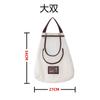 Bolsa de Almacenamiento para Frutas y Verduras, Jengibre y Ajo para Cocina Doméstica, Bolsa de Almacenamiento para Colgar en la Pared de la Puerta, Portátil, Conveniente, Bolsa de Almacenamiento Gruesa y Duradera
