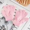 Ropa de Punto Cálida para Otoño e Invierno Guantes Mágicos de Color Puro Creativos Guantes para Estudiantes Medianos Venta Directa de Fábrica con Impresión de Logo