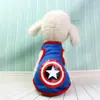 Chaleco para Mascota Batman Superman Ropa para Cachorro Teddy Primavera y Verano Ropa para Perro Pequeño Poodle Gato Ropa para Mascota
