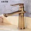 Bronze Preto Americano Estilo Nórdico Torneira de Pia Quente e Fria Escovada Vintage Lavatórios de Shampoo Preto Antigo Todo em Cobre