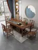 Nueva combinación de mesa de té y silla de madera maciza china mesa de té de palisandro sala de estar de oficina juego de té kung fu mesa de té al por mayor