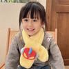 Cachecol Infantil Outono e Inverno, Aquecedor de Pescoço de Pelúcia Cartoon Fofo Quente, Estilo Coreano para Meninas e Meninos, Cachecol de Pescoço para Bebê Estilo Ano Novo