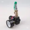 Accesorios para máquina de espuma: interruptor de válvula reguladora de presión, manómetro, válvula de bola de 1/4, válvula de entrada de aire para máquina de espuma, válvula de entrada de aire para tanque de espuma.