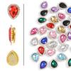 Gota de agua girasol transfronterizo más vendido doble capa Diamante diy accesorios de diamante cosidos a mano accesorios para el cabello accesorios para ropa zapatos