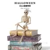 Bolsillo de red de 40 cm Halloween esqueleto esqueleto simulación humano plástico esqueleto casa embrujada habitación secreta accesorios decoración