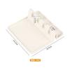 En stock Estante de Almacenamiento de Utensilios de Cocina de Silicona Estante de Almacenamiento de Vajilla Estante de Vajilla Resistente a Altas Temperaturas Base Anti-Goteo Estante de Almacenamiento de Cocina