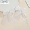 Laço tecido fio de neve renda brocado japonês e coreano enfeite de cabeça infantil acessórios de cabelo DIY acessórios para roupas e bolsas