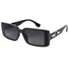 Moda Gafas de Sol Cuadradas para Hombre, Protección Solar de Alta Gama y Elegantes, Gafas de Sol Cuadradas para Mujer para Playa al Aire Libre Viajes B1006