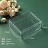 Caja Plástica Transparente Larga Ps para Empaque de Té y Almacenamiento de Póker, Forma Rectangular en Stock, Personalizable con Impresión de Logo