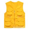 Chaleco Personalizado con Logo, Chaleco de Malla Reflectante, Ropa de Trabajo con Múltiples Bolsillos, Uniforme de Voluntariado Publicitario, Chaleco Rojo