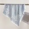 Lenço Quadrado de Alta Qualidade com Estampa Paisley para Mulheres, Lenço de Cintura Estampado da Moda, Lenço Versátil de Poliéster com Estampa de Bolinhas e Leopardo