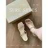 Sandalias de tacón de aguja cuadradas plateadas de verano 2026 con diseño de tira única Zapatos de moda para ir al trabajo