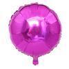 Globo de película de aluminio con placa de luz redonda de 18 pulgadas, se puede agregar impresión de logotipo de marca registrada, suministros de decoración para fiestas, globos al por mayor