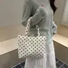 Bolso Tote de Lunares Nuevo de Moda Transfronterizo para Primavera y Verano, Gran Capacidad, Bolso de Hombro Lindo para Niña, Bolso de Mano para Viajes