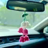 Flor de borla al por mayor colgante flor de lana tejida a crochet cinco flores pequeñas accesorios de ropa encaje tejido a mano