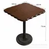 Sofá de sala de charutos estilo americano bar de uísque, conjunto de mesa e cadeiras de café estilo Western vintage, cadeira de tigre para uma pessoa