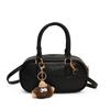 Diseño de Nicho Vintage Maillard Portátil Pequeño Bolso para Mujer 2024 Nuevo Estilo Coreano Moderno con Texto Bolso de Hombro Cruzado