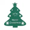 Venta al por mayor de fábrica nuevo comercio exterior fieltro navideño no tejido árbol de Navidad bolsa para cubiertos de mesa cuchillo y tenedor productos de decoración para fiestas