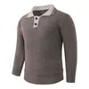 Cárdigan de punto con solapa bicolor, holgado y casual, estilo universitario, chaqueta suéter versátil para otoño e invierno