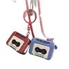 Llavero Creativo de Grabadora Retro Colgante de Mini Bolsa de Cinta Reproductor Pequeño Juguetes de Celebridad de Internet para Niños y Niñas