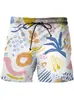Pantalones Cortos de Graffiti Abstractos Creativos Estampado Digital 3D Sueltos Moda Casual Pantalones Comercio Transfronterizo Comercio Exterior Explosiones de Amazon