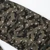 Pantalones Casuales de Forro Polar Estilo Americano Estampado de Camuflaje de Estrellas Navaja Curva Casual para Hombre Pierna Ancha Holgada con Cordón Pantalones de Chándal Largos Casuales
