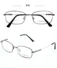 Armazón de gafas de aleación de titanio con memoria, montura completa, moda, negocios, apto para lentes de prescripción y lectura, ultraligero y cómodo, unisex