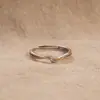 Anillos de Pareja Trenzados Nudo Doble de Mobius Tendencia Europea y Americana Amazon Comercio Exterior Nicho Accesorios de Mano Al por Mayor