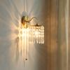 Lámpara de Pared con Conchas Estilo Francés Transfronteriza para Dormitorio Mesita de Noche, Vintage Artística Casa de Huéspedes Personalidad Creativa Nórdica Decorativa de Pared Cristal
