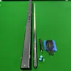 Palo de billar piscina de plata lejana cabeza pequeña club mesa de snooker palo bola 8 negra ocho-bola palo estilo chino todo en uno