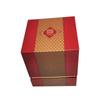 Paquete de té dorado Hepu con cubierta de cielo y tierra, caja de regalo, juego de té blanco Pu'er enlatado portátil, túnica roja con caja de regalo manual