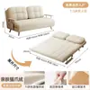 Cama plegable de cuero encerado, sofá perezoso, doble propósito, individual o doble, adecuada para apartamentos pequeños, salas de estar, balcones, y con un estilo vintage