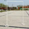 Accesorios de Boda Nuevo Estante de Hierro Soporte de Fondo Poste Telescópico Soporte para Cortina de Gasa Soporte para Cortina de Tela Pantalla de Hierro para Bodas