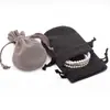 Bolsas para Joyería de Venta Directa de Fábrica, Bolsas con Cordón, Bolsas para Dulces de Boda, Bolsas de Tela Afelpada, Se Puede Añadir Logo Impreso