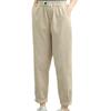 Pantalones de Pierna Ancha de Cinco Bolsillos Verano Nuevo Estilo Caídos Adelgazantes Estilo Zanahoria Primavera y Otoño Sueltos Tallas Grandes Casuales para Mujer Venta al por Mayor