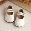 Sapatos de Princesa para Menina Estilo Primavera/Outono 2026 Sapatos para Todas as Estações Sapatilhas de Ballet para Meninas Sapatos Pequenos de Couro para Crianças Sapatos de Bebê Menina Estilosos