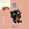 Adornos Colgantes Decorativos, Tapón Antipolvo para Teléfono Móvil, Tipo-C 2D Acrílico con Forma de Gato Lindo Pieza Plana de Interfaz