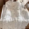 Pijama Infantil Feminino Estilo Princesa de Desenho Animado Japonês Conjunto de Manga Longa e Calça Longa Novo Primavera e Outono Alta Aparência Roupas de Casa